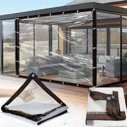 Lona Plástica Transparente 3x4m Para Cobertura E Proteção Transparente - R$ 88,79