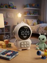 Caixa De Som Despertador Altomex Al-8386 Branco 3v - R$ 49,99